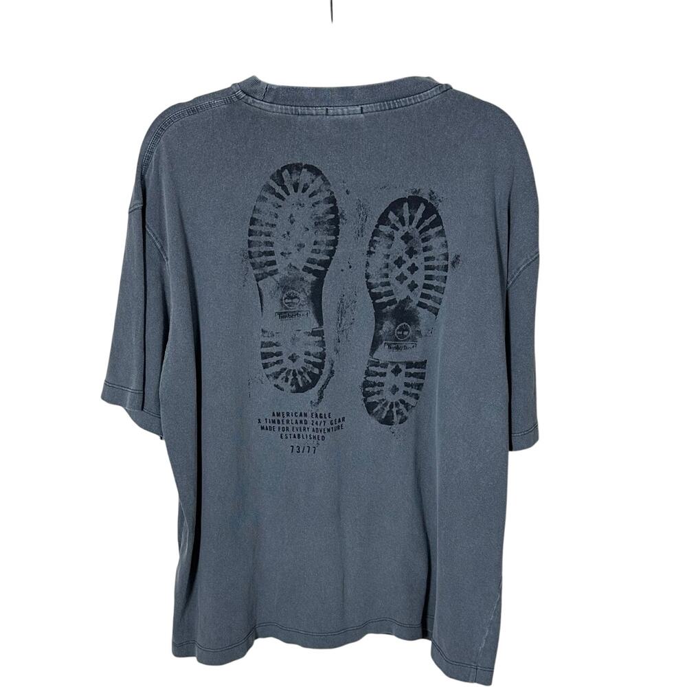 ✨ TIMBERLAND x AMERICAN EAGLE 24/7 ADVENTURE BOX FIT GRAPHIC TEE MEN'S L ✨